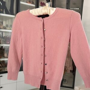 Women's Pink Cardigan Sweater